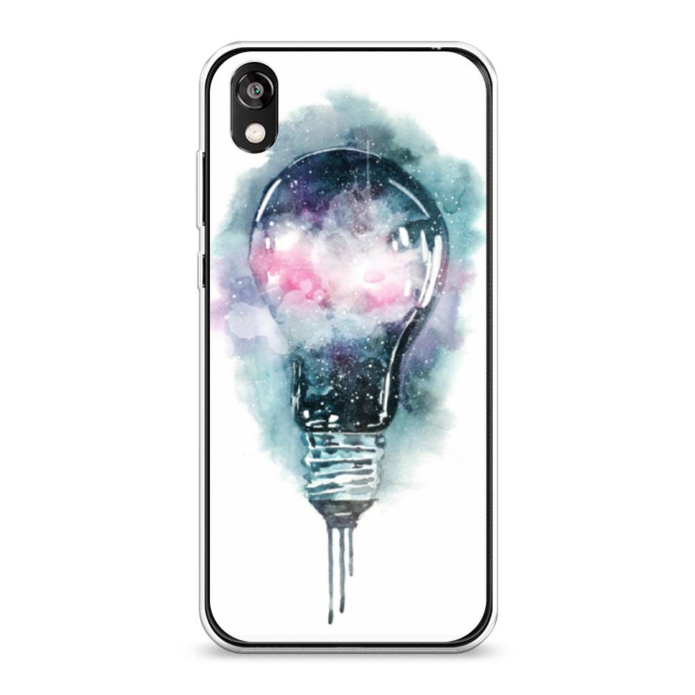 

Чехол на Huawei Y5 2019 "Волшебная лампа", Белый;серый, 6103950-4