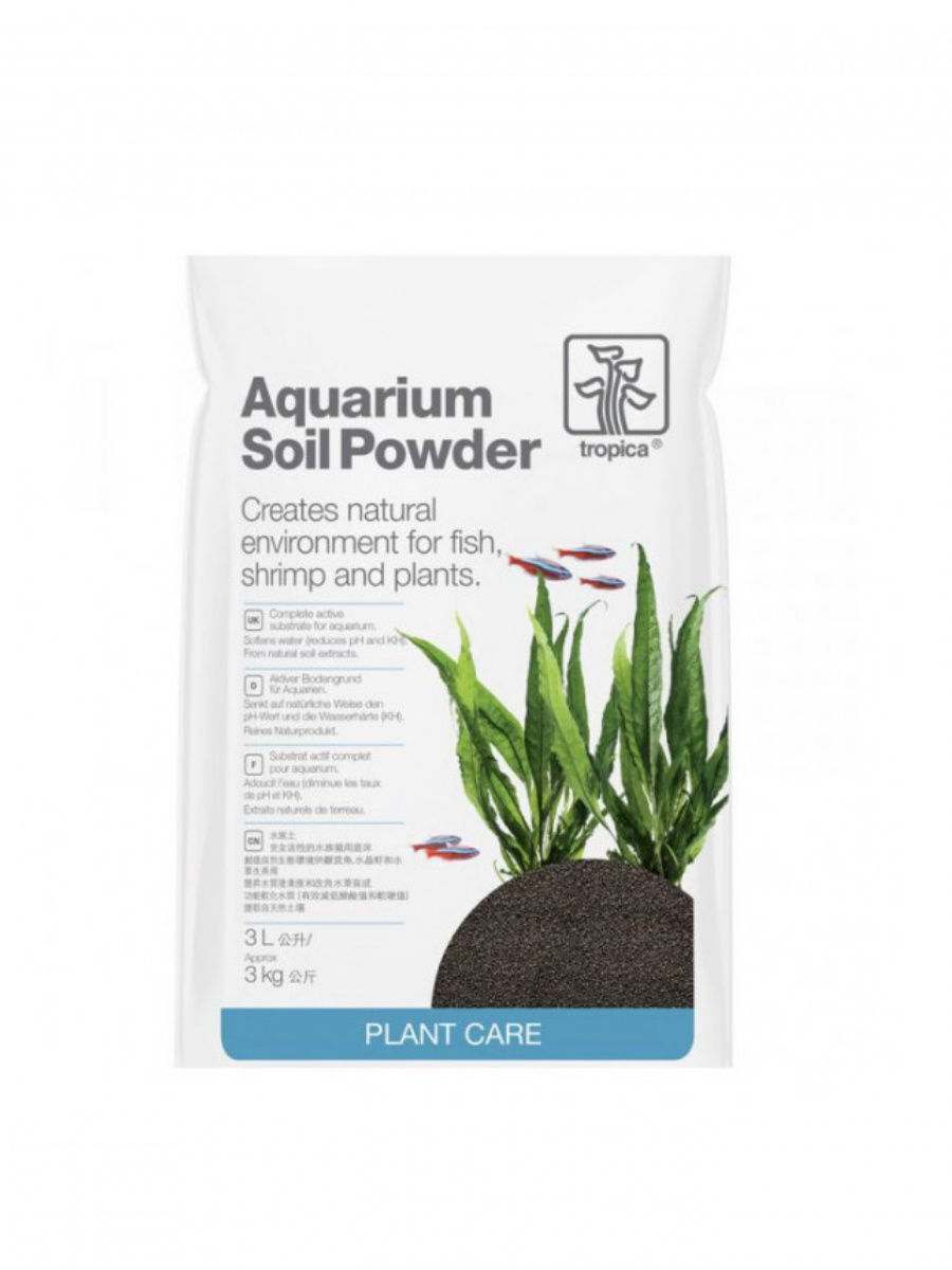 Грунт Tropica Aquarium Soil Powder почвенный, мелкие гранулы, 3 л, 3 кг