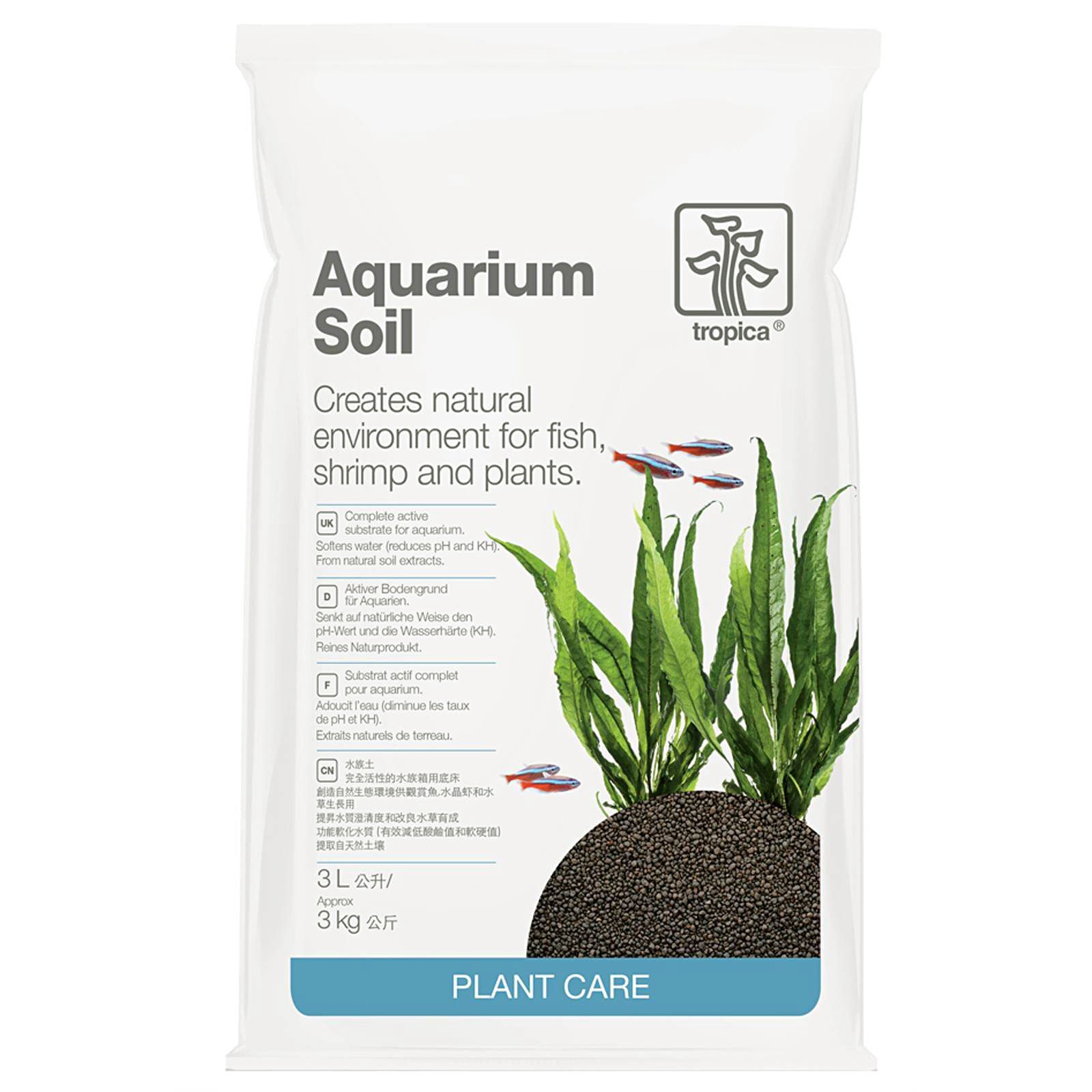 

Грунт Tropica Aquarium Soil почвенный, 3 л, 3 кг