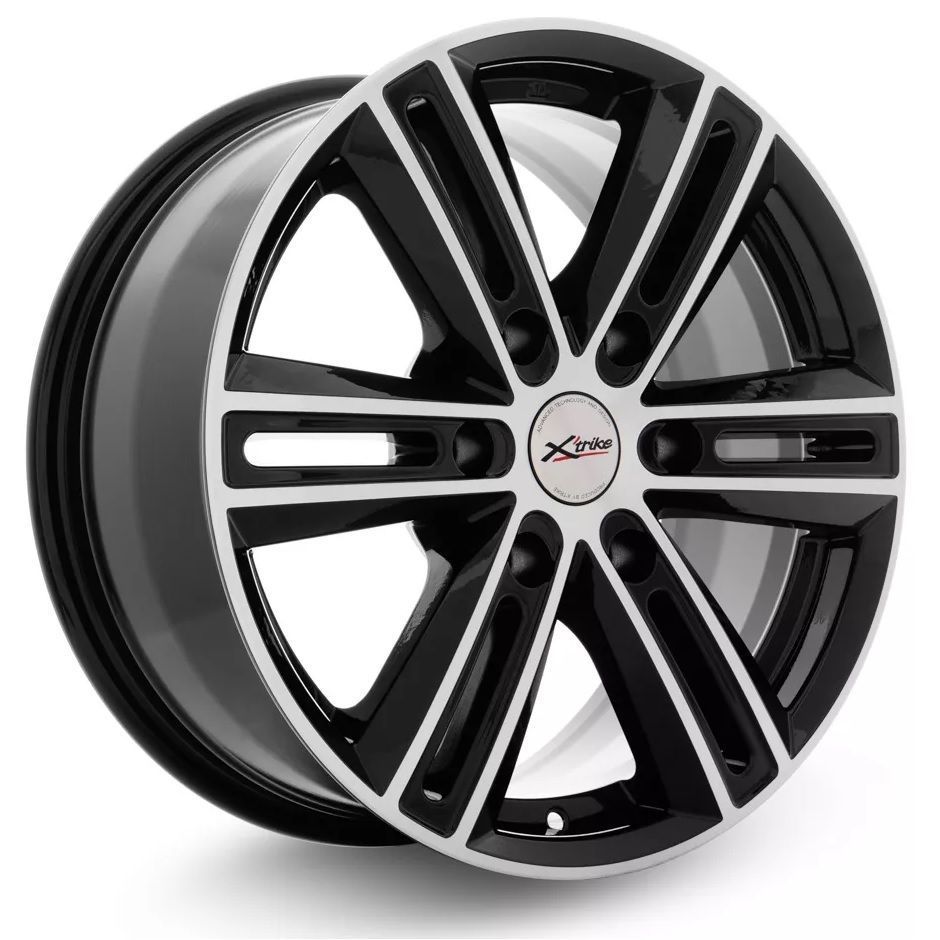 

Колесный диск X'trike X-124 7.5x17 6x114.3 ET30 D66.1 BK/FP, арт. 67582, X-124