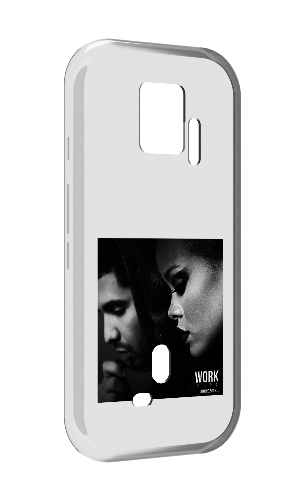 

Чехол MyPads Rihanna feat для ZTE Nubia Red Magic 7S Pro, Прозрачный, Tocco