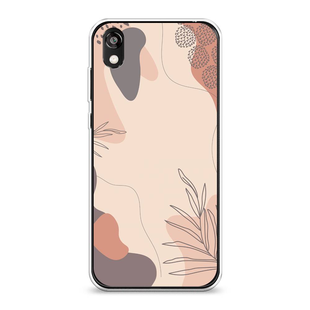 

Чехол на Huawei Y5 2019 "Нюдовые тона", Коричневый;серый, 6103950-4