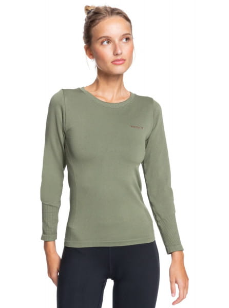 

Лонгслив женский Roxy ERJKT03816-TPC0 зеленый M/L, ERJKT03816-TPC0