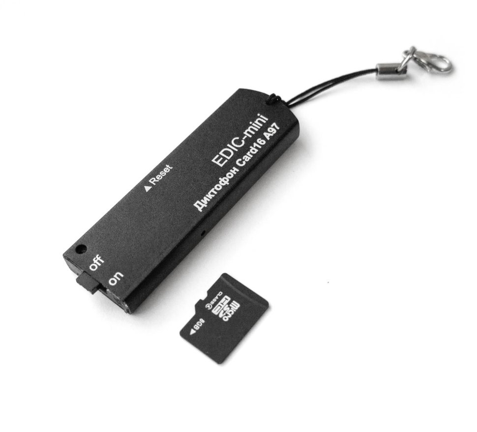 

Диктофон Edic-mini Card16 A97