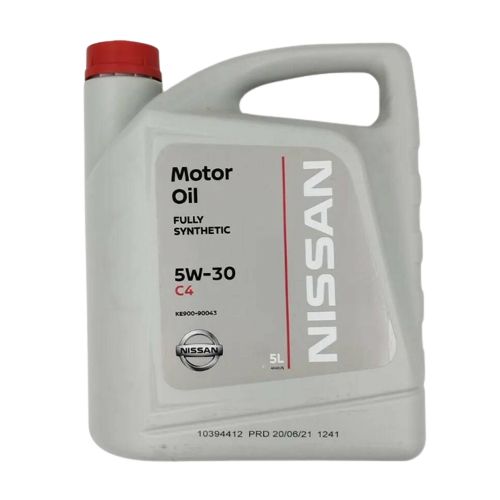 фото Моторное масло nissan fully synthetic c4 dpf 5w-30 5л синтетическое