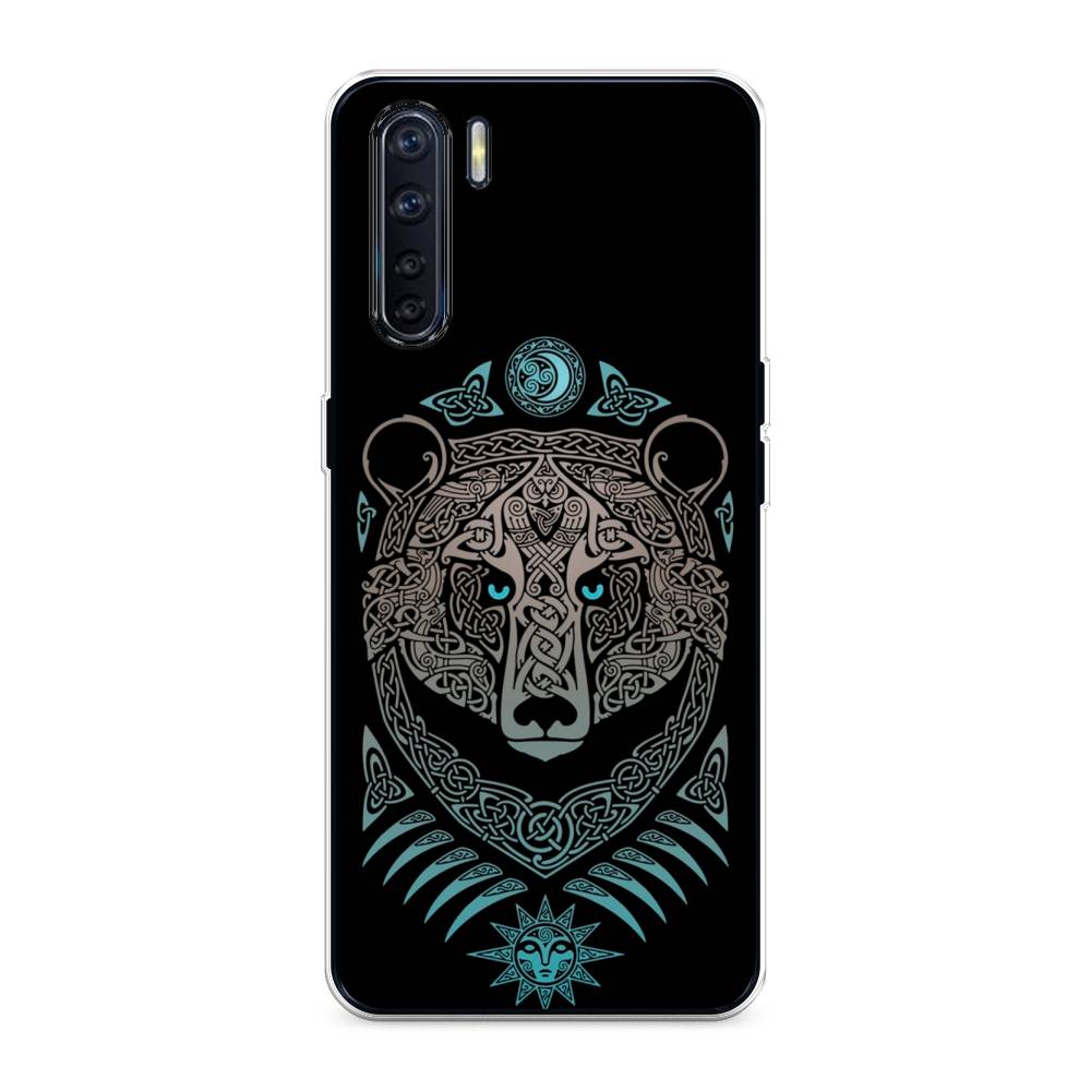 

Чехол Awog на Oppo A91/Reno 3 "Кельтский медведь", Разноцветный, 254250-2