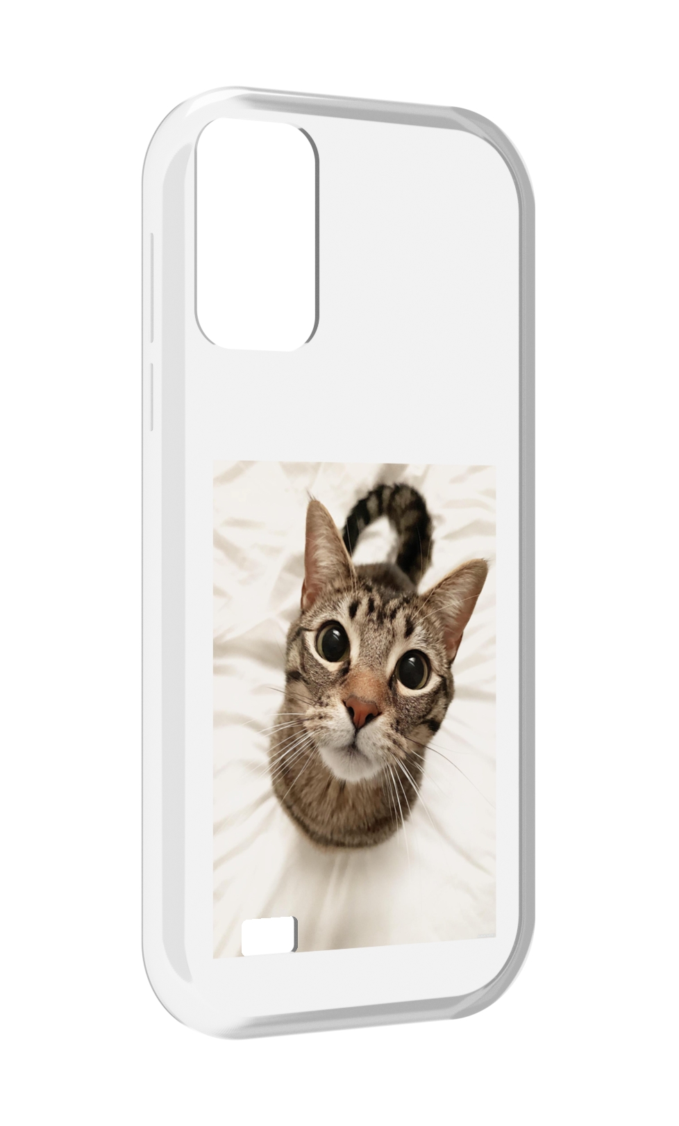 

Чехол MyPads Котик для Oukitel C31, Прозрачный, Tocco