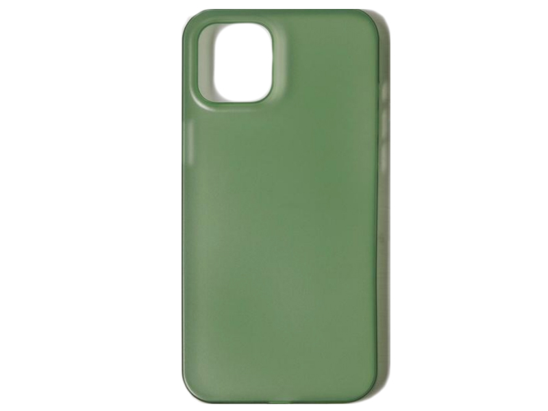 

Чехол Luazon для APPLE iPhone 12 Pro Max Plastic Transparent-Green 6248013