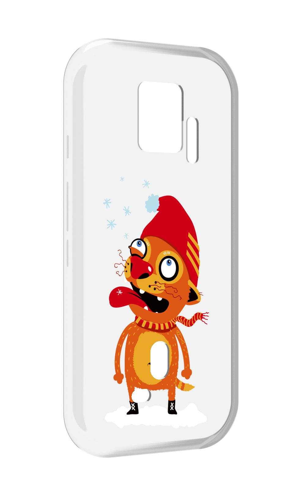 

Чехол MyPads Зимний кот для ZTE Nubia Red Magic 7S Pro, Прозрачный, Tocco