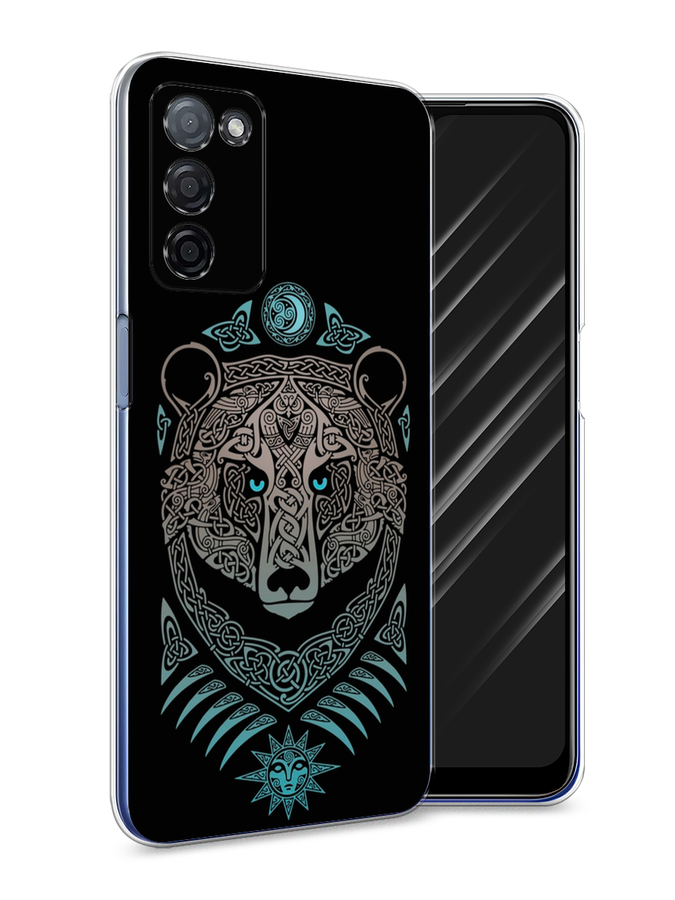 

Чехол Awog на Oppo A55s 5G "Кельтский медведь", Разноцветный, 2510150-2