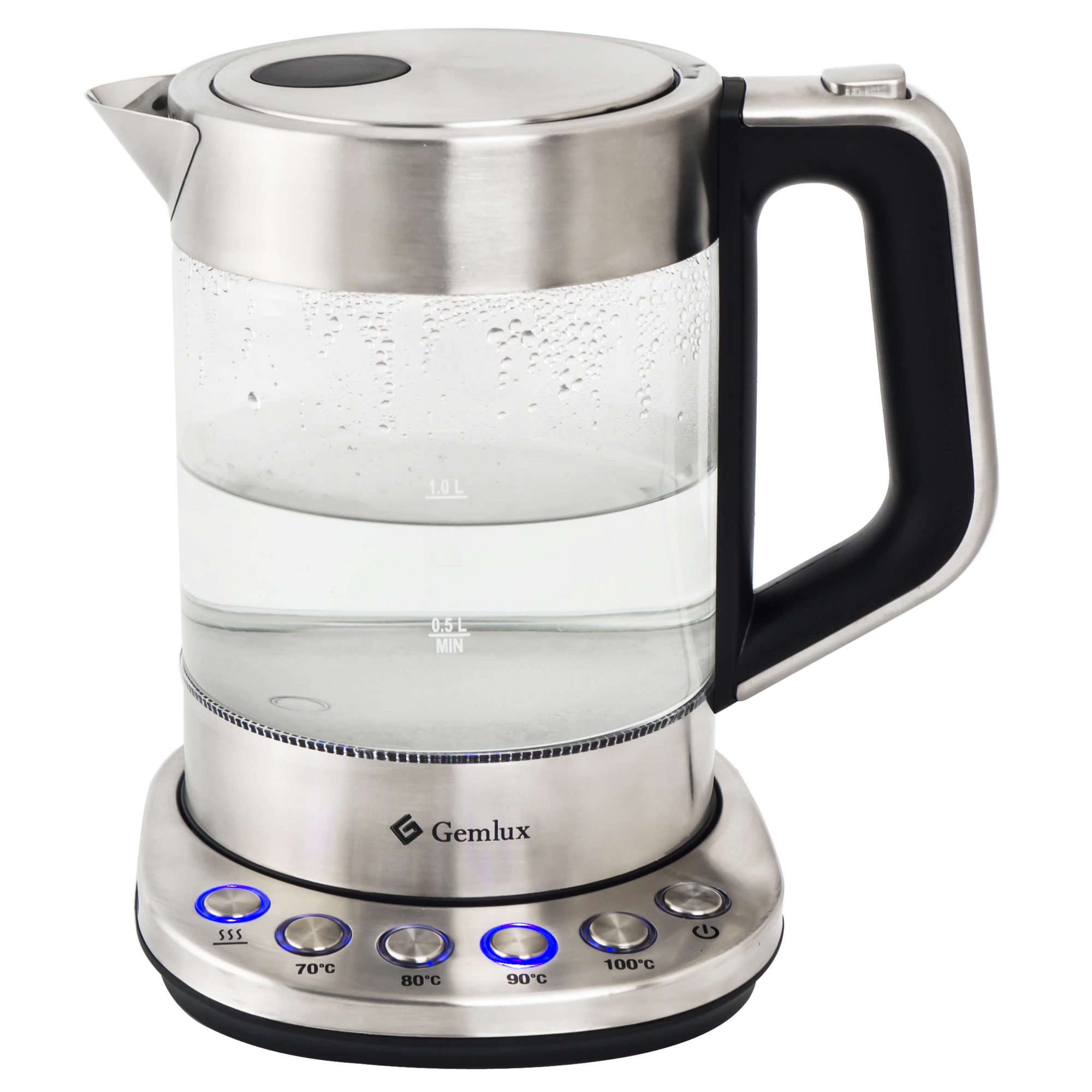Чайник электрический Gemlux GL-EK611GL 1.7 л серебристый электровафельница gemlux gl wm849 silver