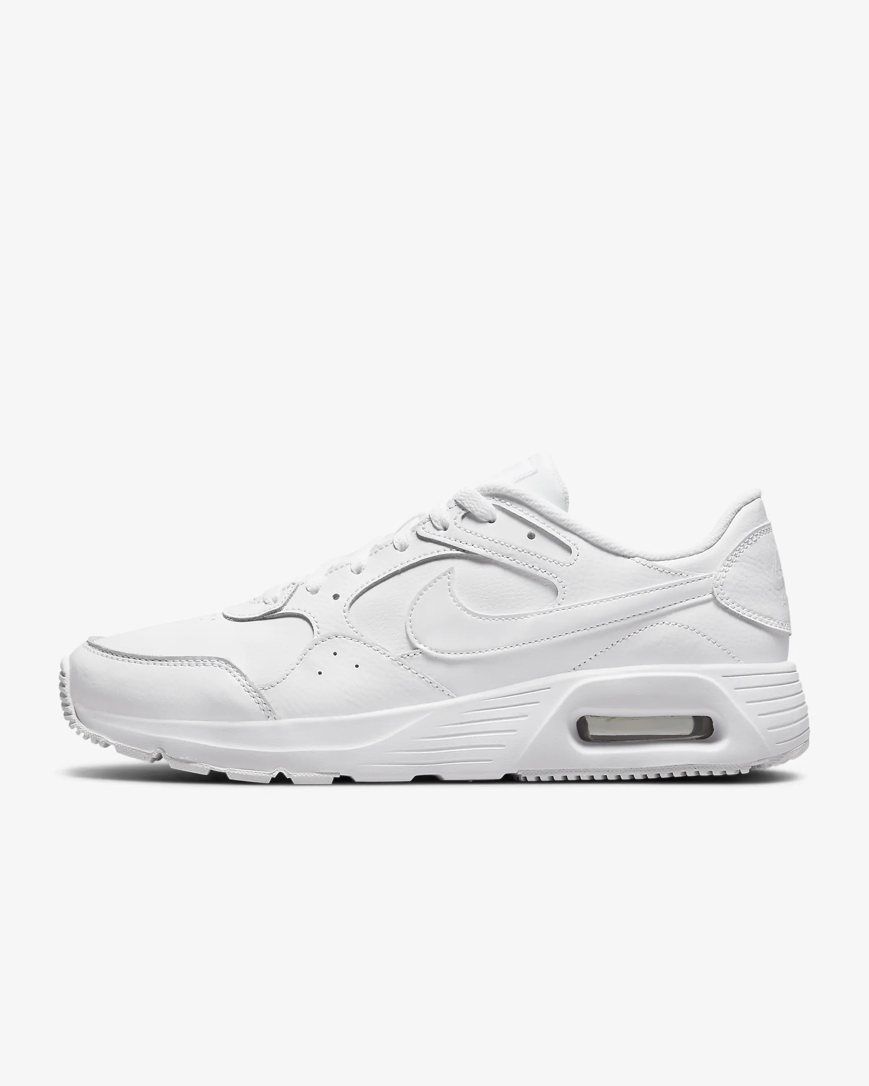 

Кроссовки мужские Nike Air Max SC Leather DH9636-101 белые 8.5 US, Белый, Air Max SC Leather