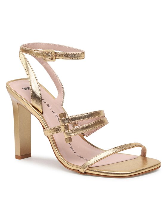 Босоножки женские Bronx Aladin-Sandal 84946-M золотистые 40 EU