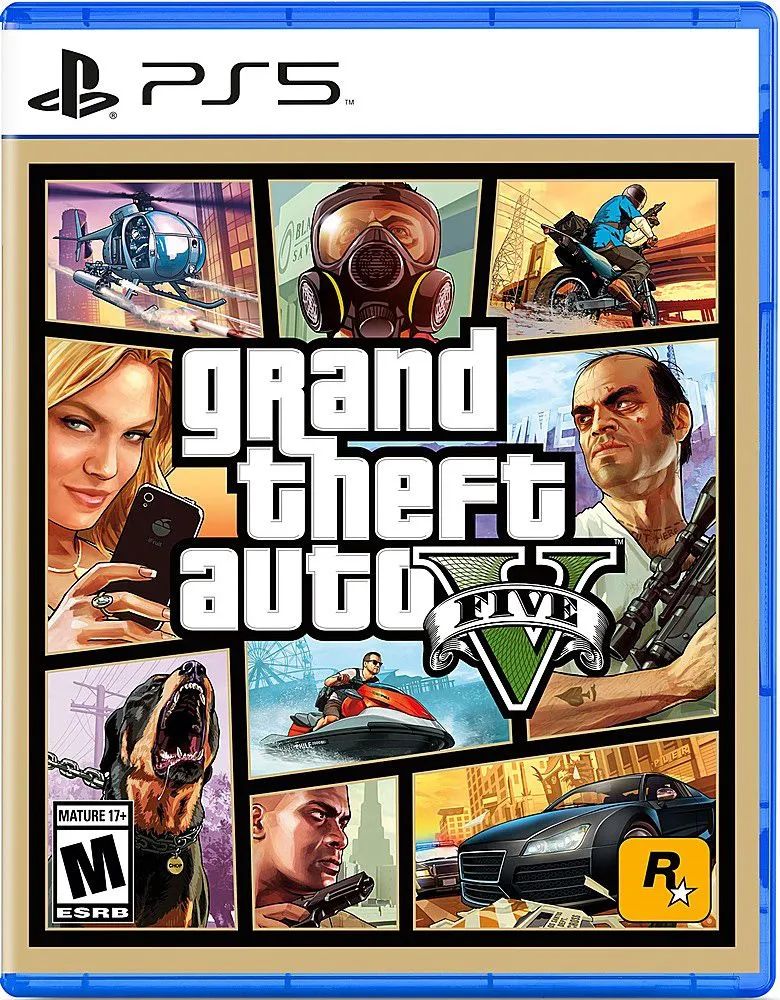 Игра Grand Theft Auto V (GTA 5) (PlayStation 5, Русские субтитры)