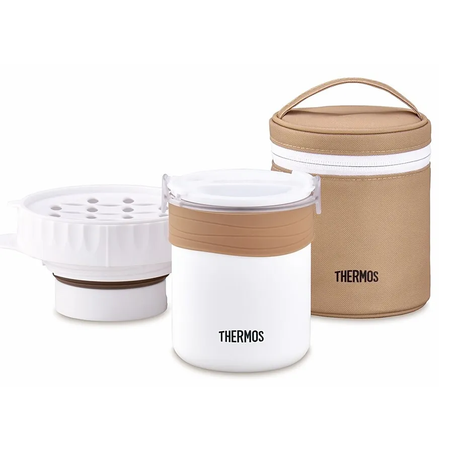 

Термос для еды Thermos JBS-360, 0.36 л, белый/бежевый, Бежевый;белый, JBS-360