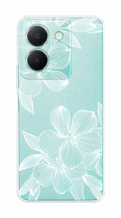 

Чехол на Vivo Y36 5G "Крокус", Белый;прозрачный, 268950-1