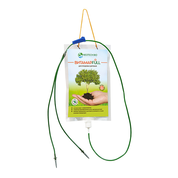 

Капельница для внутристволовых инъекций ВИТАМАР FULL для плодовых деревьев, 0,5 л
