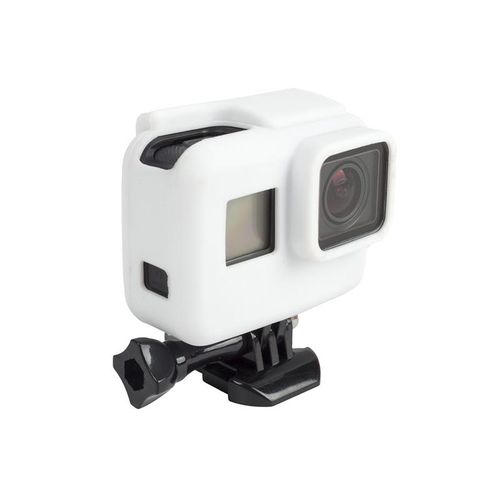 

Чехол силиконовый для GoPro HERO7 Black, HERO6, HERO5, HERO 2018 с рамкой белый
