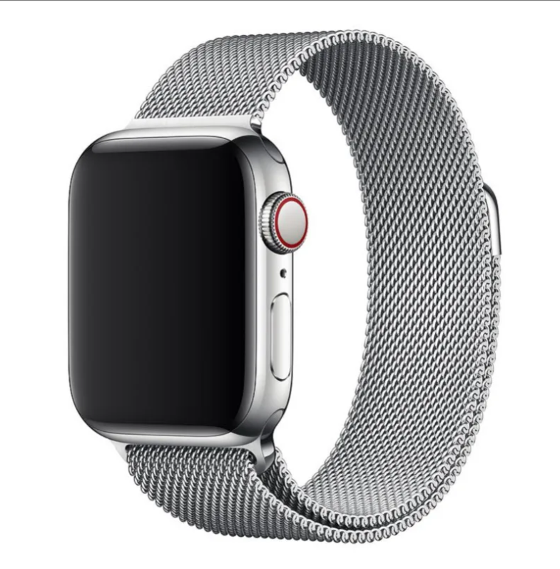 

Ремешок металлический для Apple Watch 44мм, серебристый