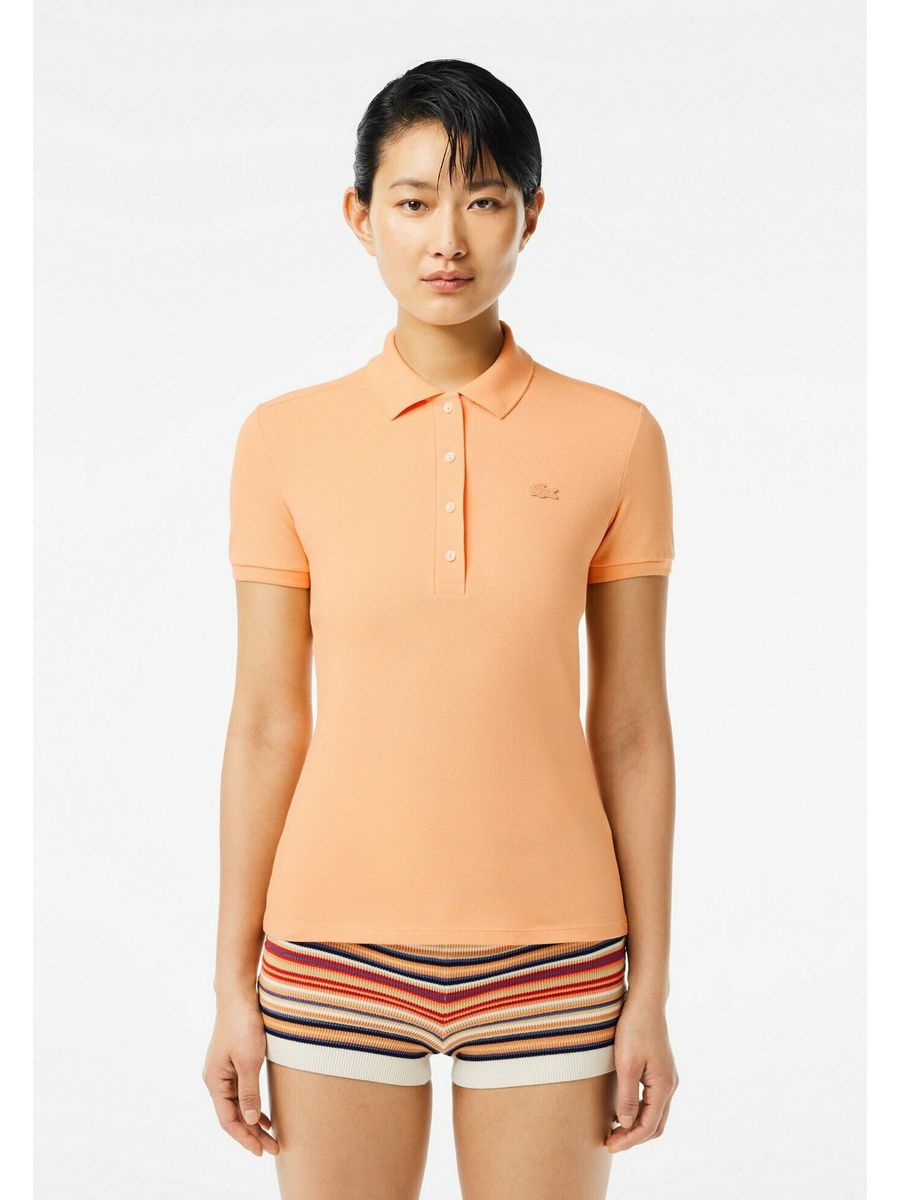 

Футболка женская Lacoste LA221D05B оранжевая 36 EU, Оранжевый, LA221D05B