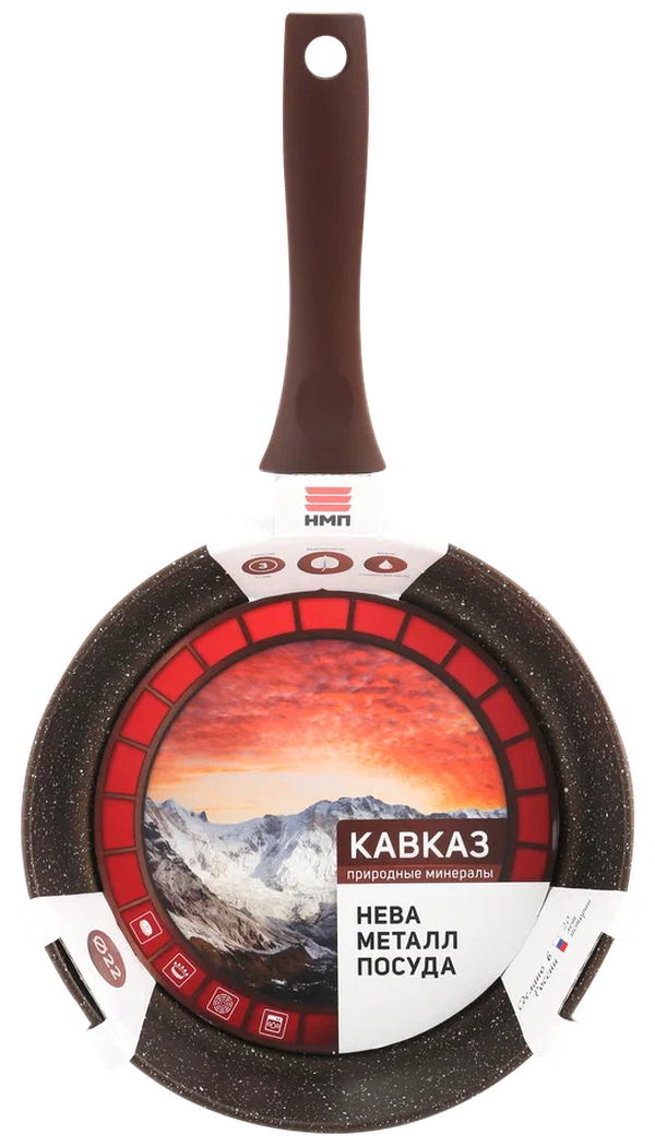 

Сковорода НМП литая Природные материалы линия Кавказ D22, 2922