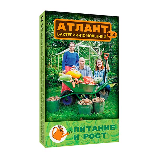 

Бактерии-помощники Атлант ПИТАНИЕ И РОСТ, 10 x 4 г