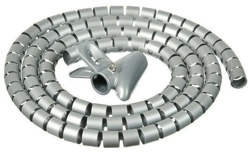 Кабельный организатор Buro CG22S Spiral Hose 20x2000mm silver