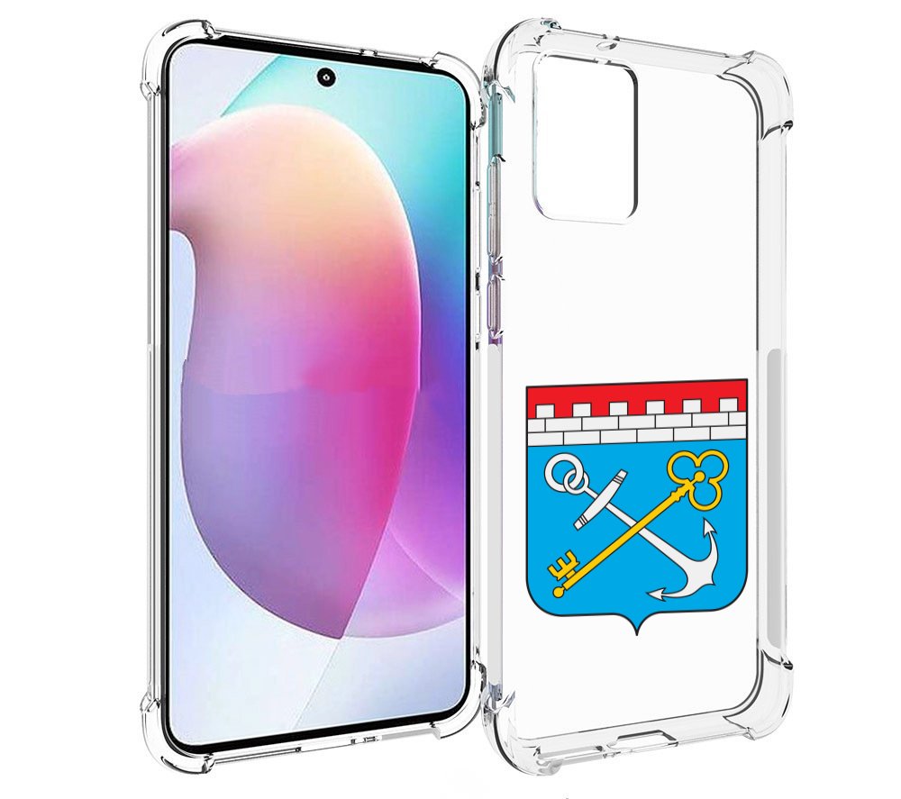 

Чехол MyPads герб-ленинградская-область-питер для Motorola Edge 30 Neo, Прозрачный, Tocco