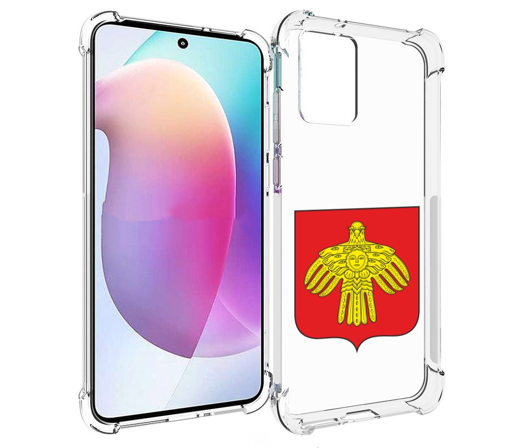 

Чехол MyPads герб-коми-сыктывкар для Motorola Edge 30 Neo, Прозрачный, Tocco
