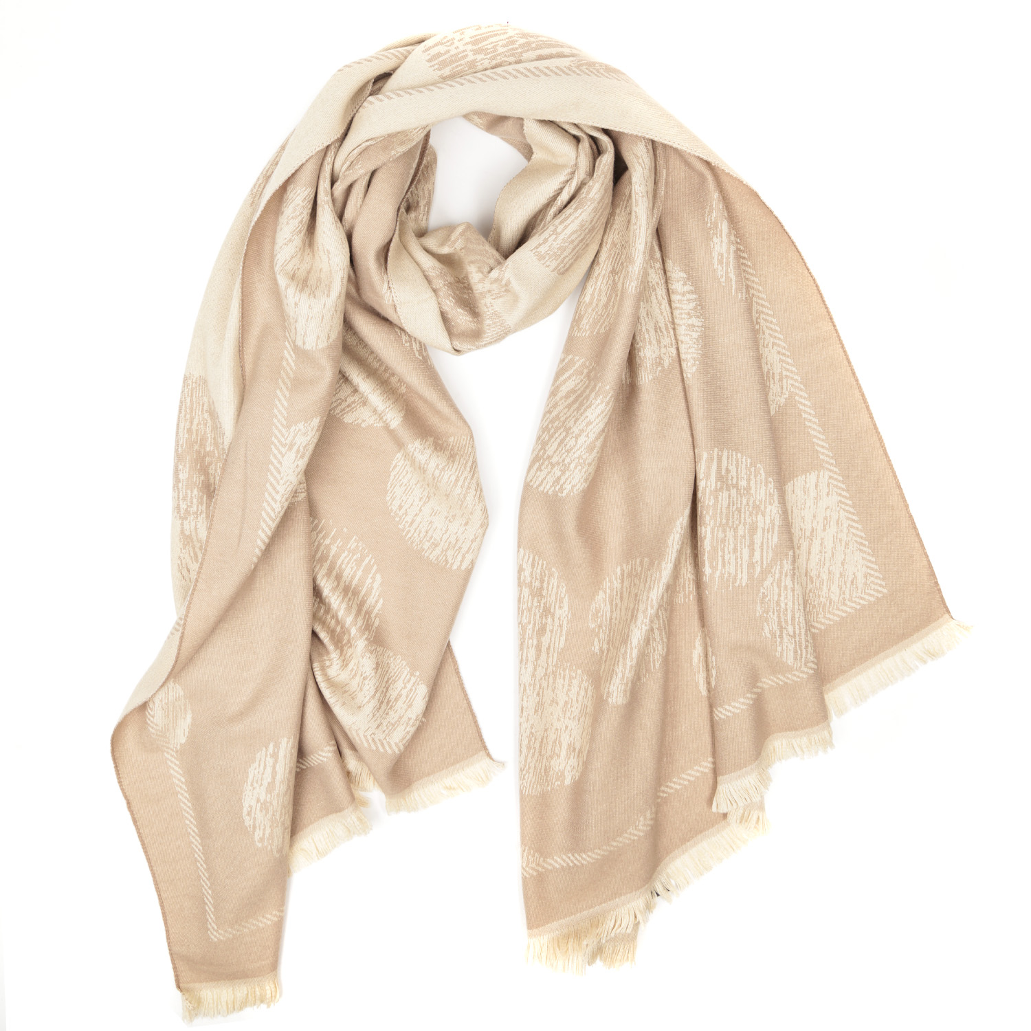 

Палантин женский FABRETTI VFJ0017 бежевый, 180x65 см, VFJ0017