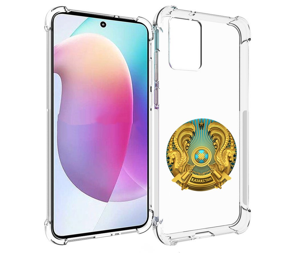 

Чехол MyPads герб-казахстана для Motorola Edge 30 Neo, Прозрачный, Tocco