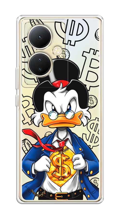 

Чехол на Vivo Y78 5G (global)/V29 Lite "Scrooge Goldman", Черный;белый;синий, 268850-1