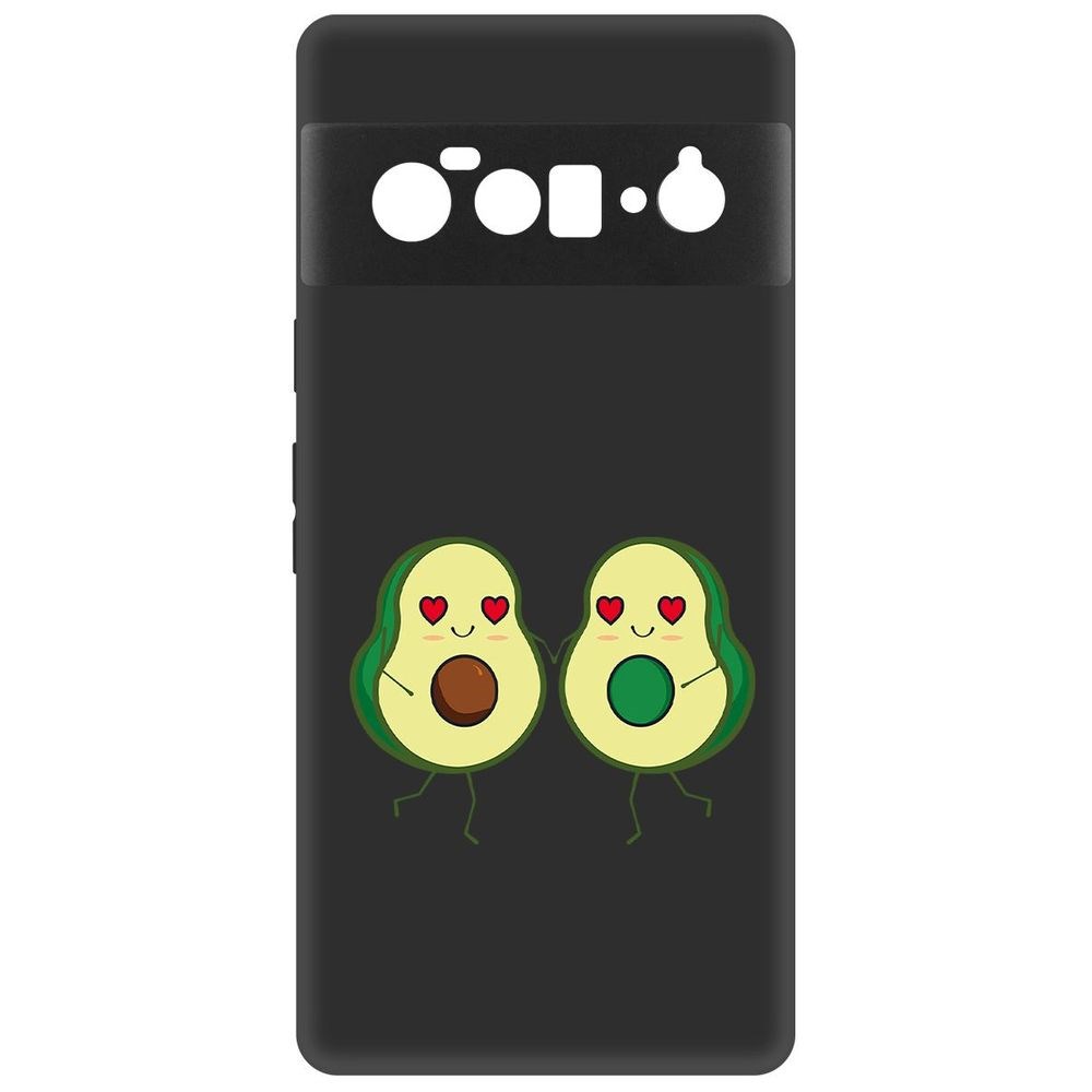 

Чехол-накладка Авокадо Пара для Google Pixel 6 Pro, Черный