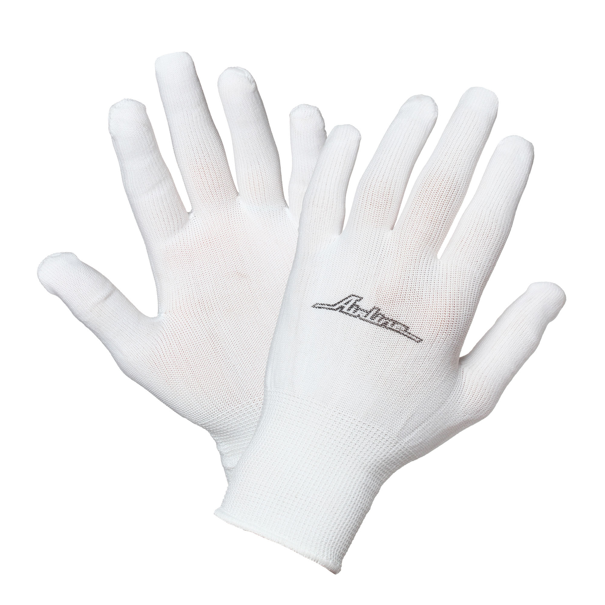 Перчатки полиэфирные с подвесом, белые AIRLINE AWG-NS-12
