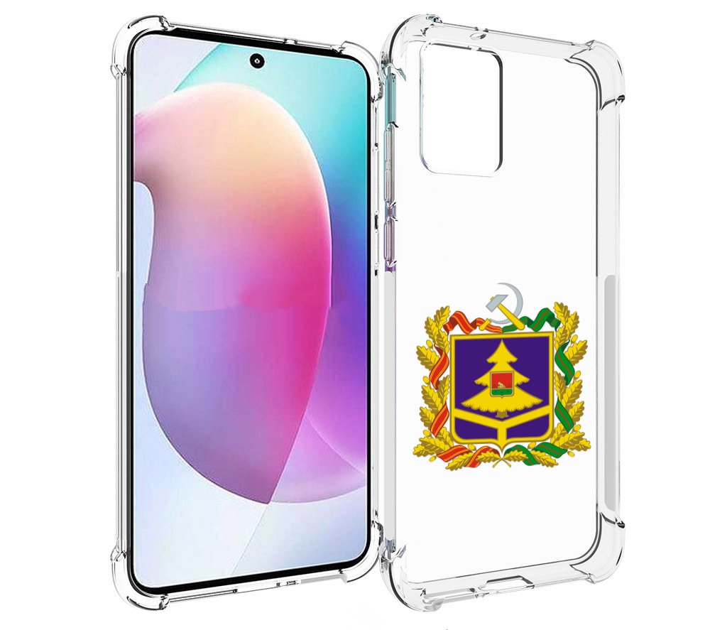 

Чехол MyPads герб-брянскои-области для Motorola Edge 30 Neo, Прозрачный, Tocco