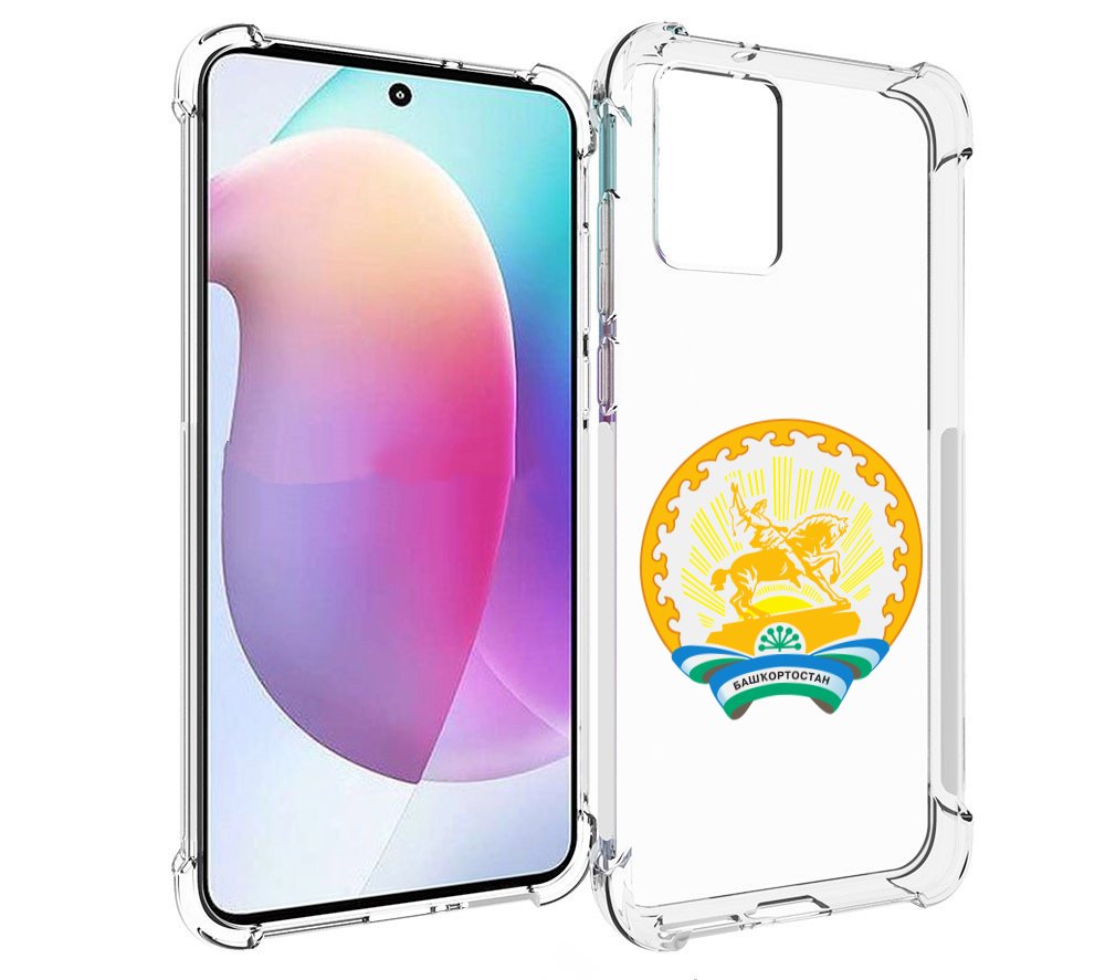 

Чехол MyPads герб-башкортостан-уфа для Motorola Edge 30 Neo, Прозрачный, Tocco