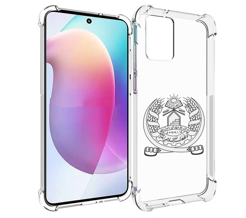 

Чехол MyPads герб-афганистан для Motorola Edge 30 Neo, Прозрачный, Tocco