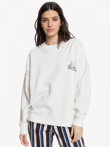 

Свитшот женский QUIKSILVER EQWFT03040 белый S, EQWFT03040