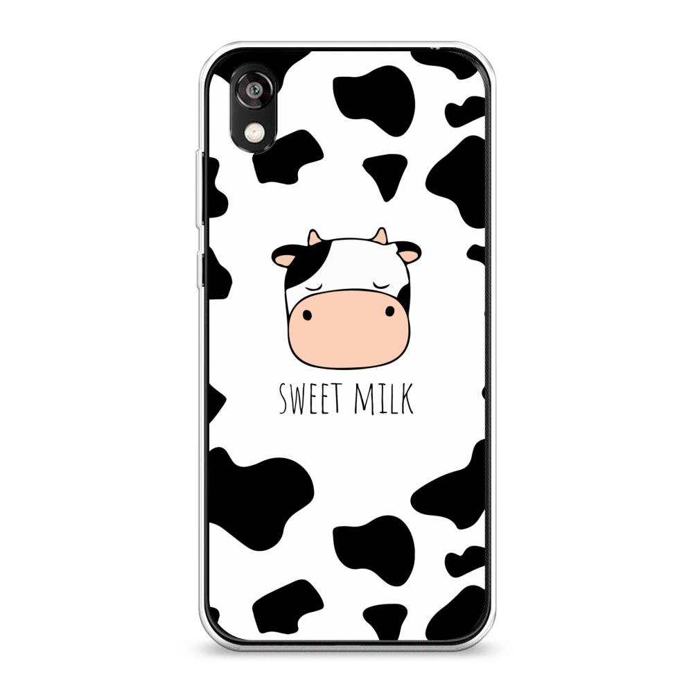 

Чехол на Huawei Y5 2019 "Sweet milk", Розовый;белый;черный, 6103950-1