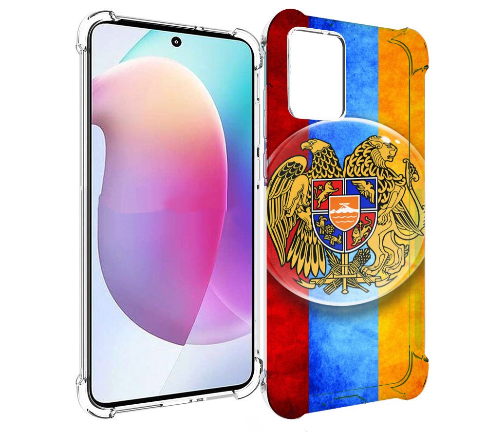 

Чехол MyPads герб флаг армении для Motorola Edge 30 Neo, Прозрачный, Tocco