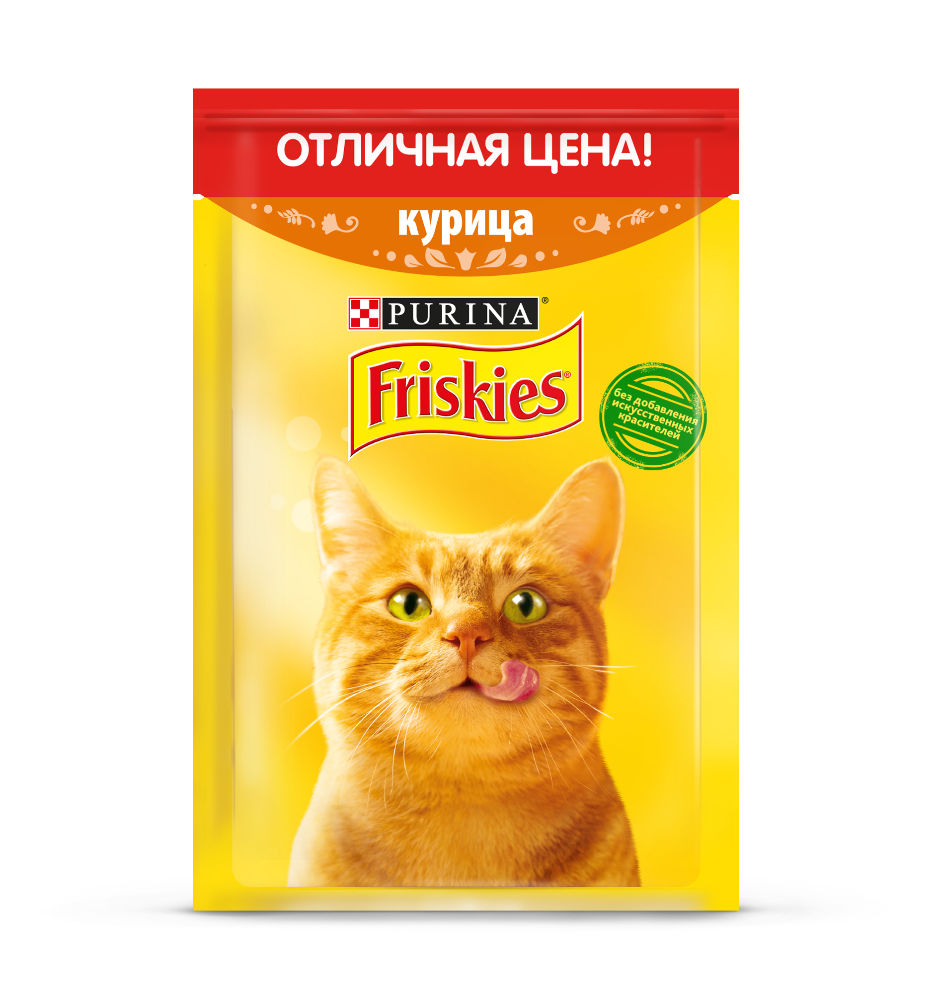 

Влажный корм для кошек Friskies, с курицей в подливе, 50 г, курица 50 г