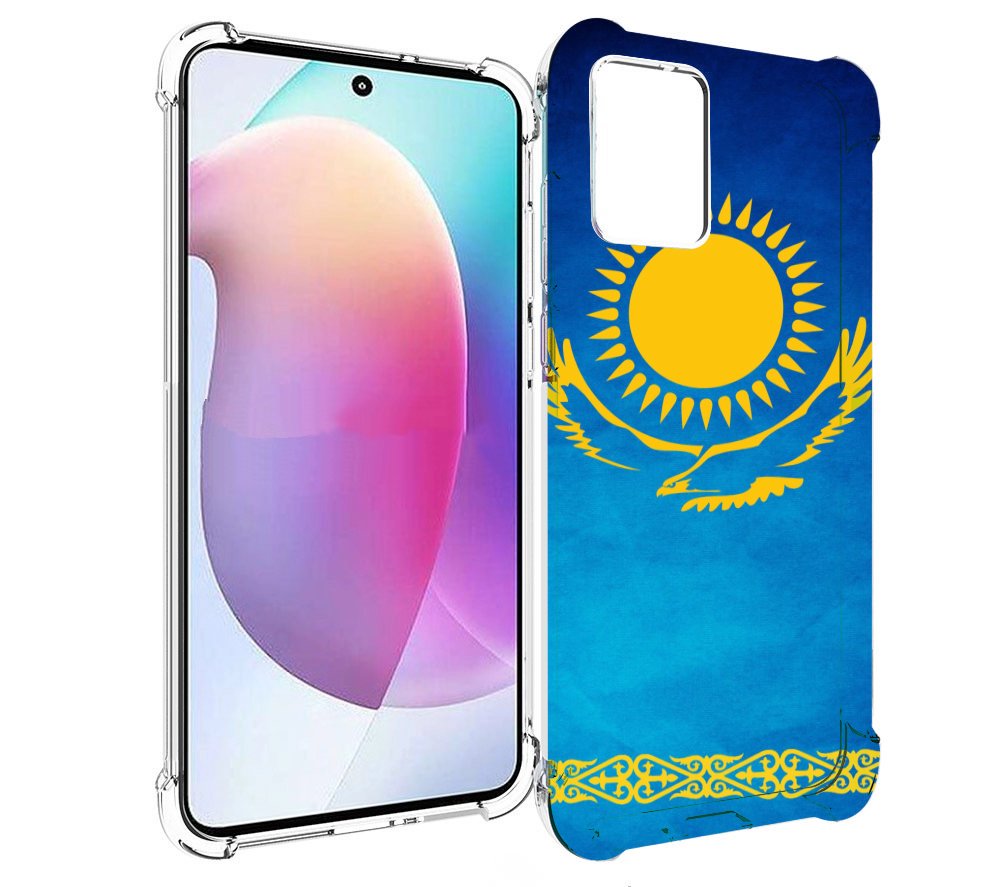 

Чехол MyPads герб и флаг казахстана для Motorola Edge 30 Neo, Прозрачный, Tocco