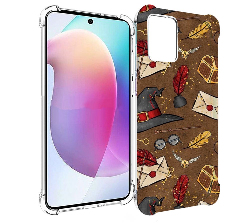 

Чехол MyPads гарри-поттер-вайб для Motorola Edge 30 Neo, Прозрачный, Tocco