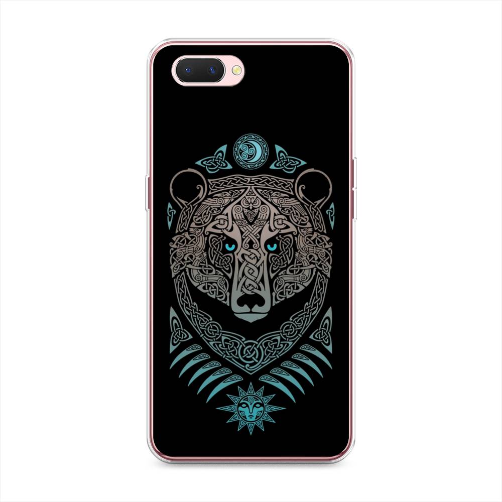 

Чехол Awog на Oppo A3s "Кельтский медведь", Разноцветный, 252050-2