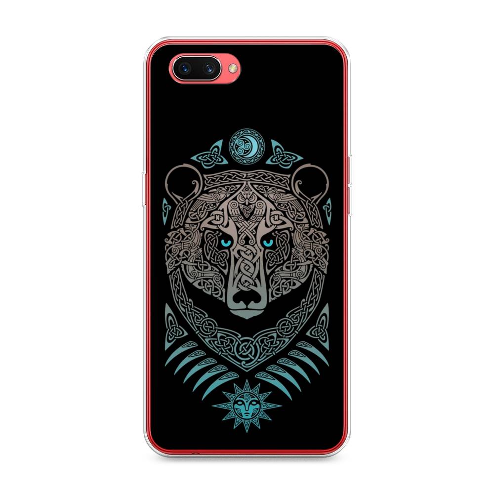 

Чехол Awog на Oppo A3s "Кельтский медведь", Разноцветный, 250650-2