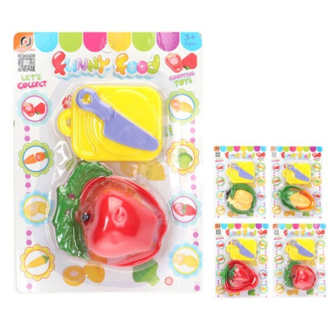 

Игровой набор Продукты, в комплекте 4 предмета, 1 шт, в ассортименте
