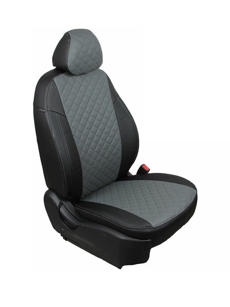 фото Комплект чехлов ford c-max 1 2003-2010 экокожа черный, серый автопилот fo-sm-sma-chese-r