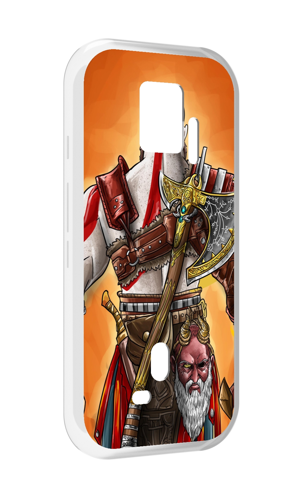 

Чехол MyPads God of War для ZTE Nubia Red Magic 7S Pro, Прозрачный, Tocco