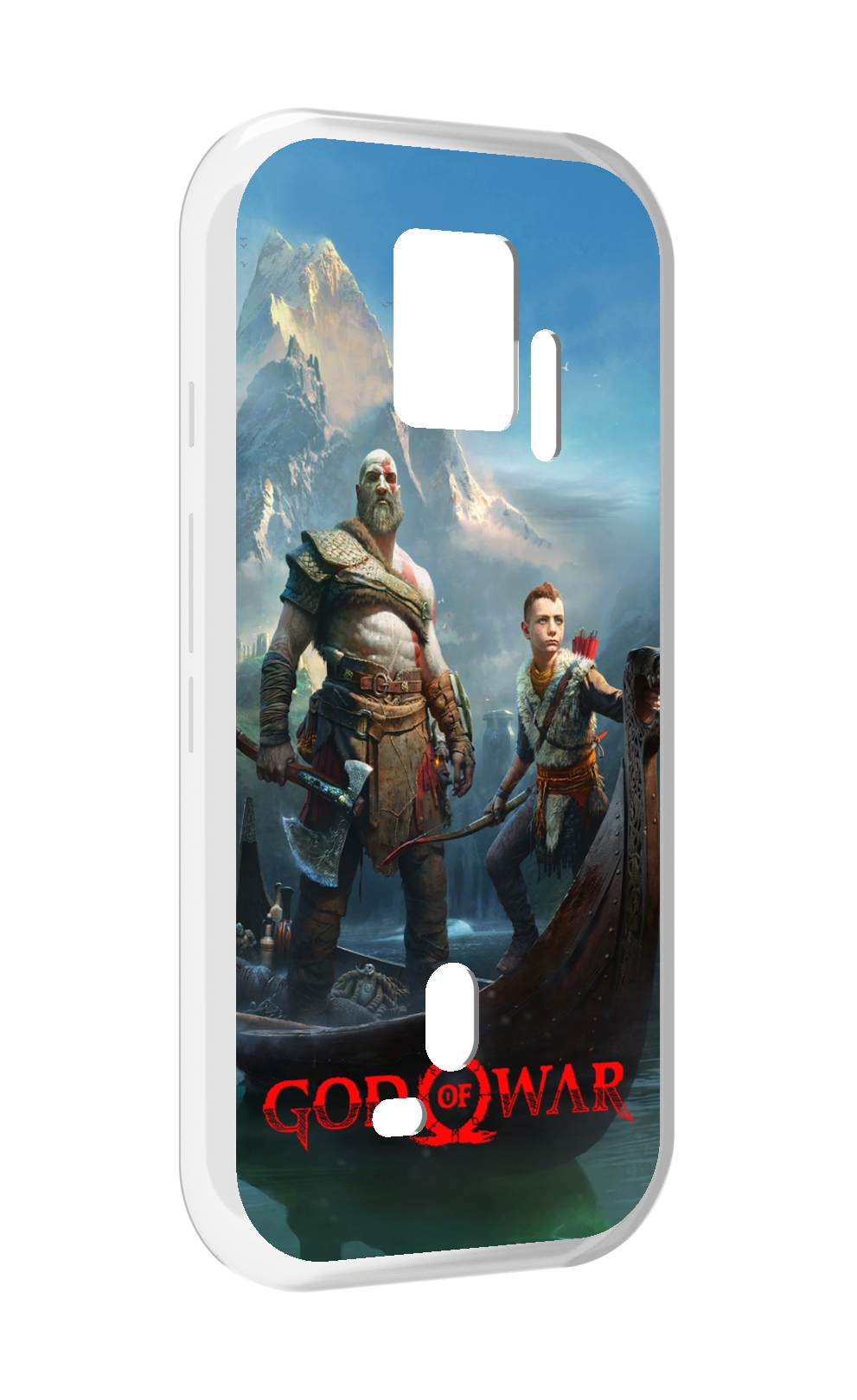 

Чехол MyPads God Of War Кратос Атрей для ZTE Nubia Red Magic 7S Pro, Прозрачный, Tocco