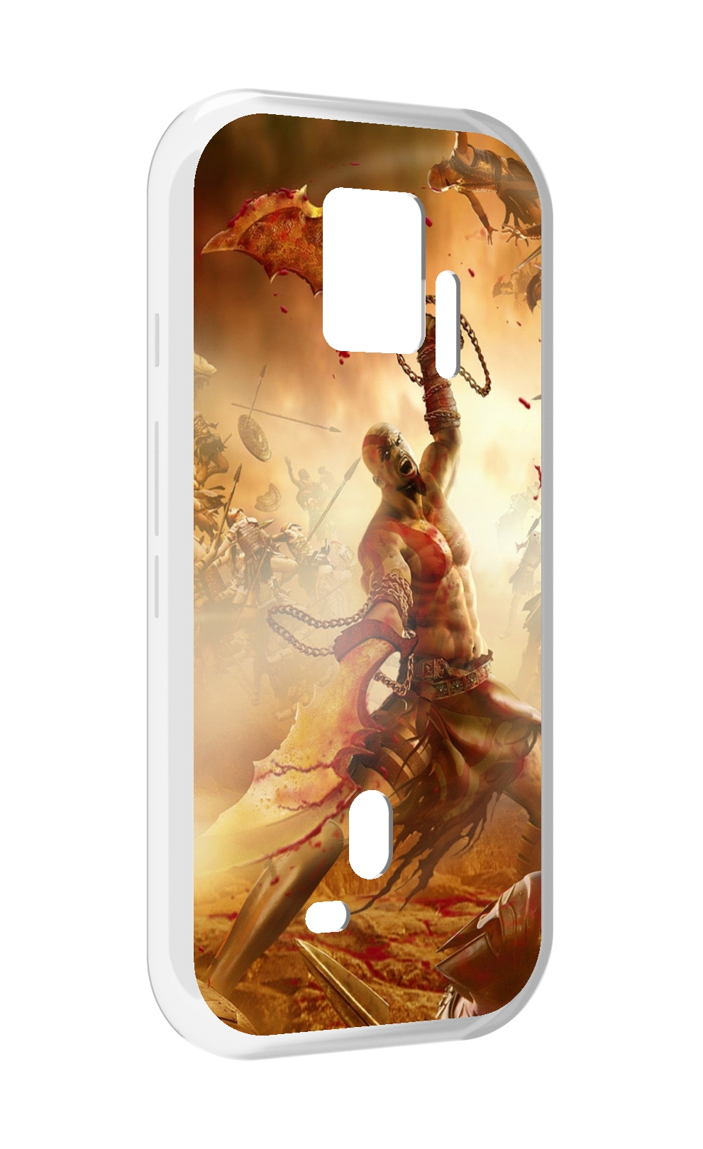 Чехол MyPads God Of War III для ZTE Nubia Red Magic 7S Pro